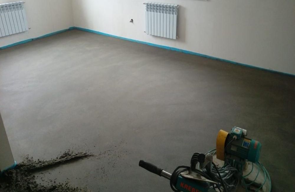 полусухая стяжка пола под ключ цена